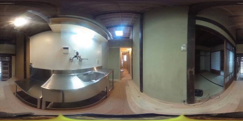 パノラマ画像キッチン