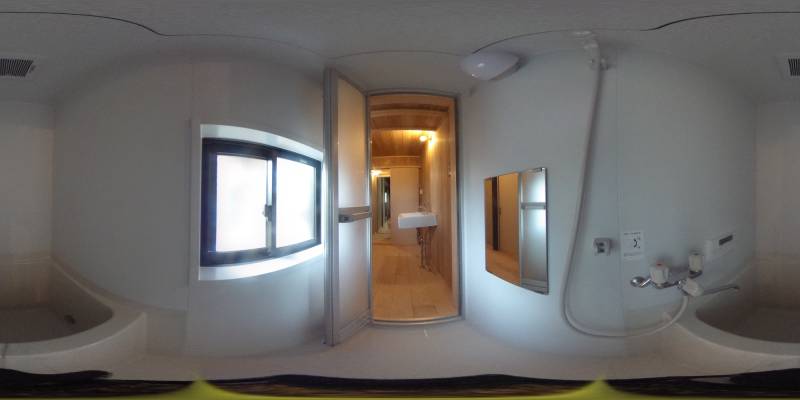 パノラマ画像バスルーム