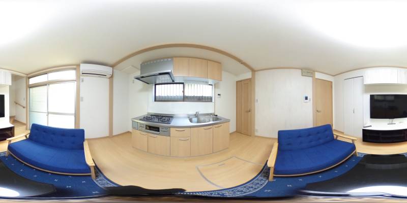 パノラマ画像キッチン