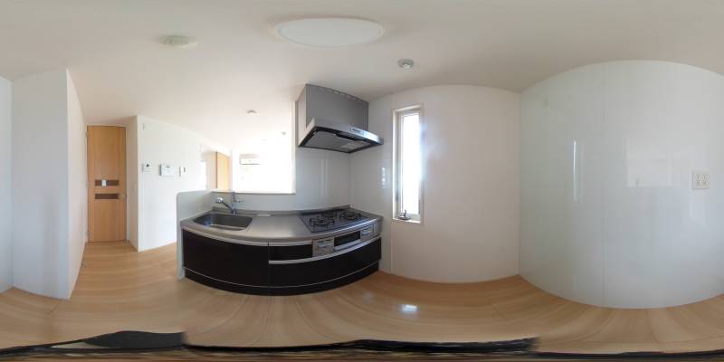 パノラマ画像キッチン