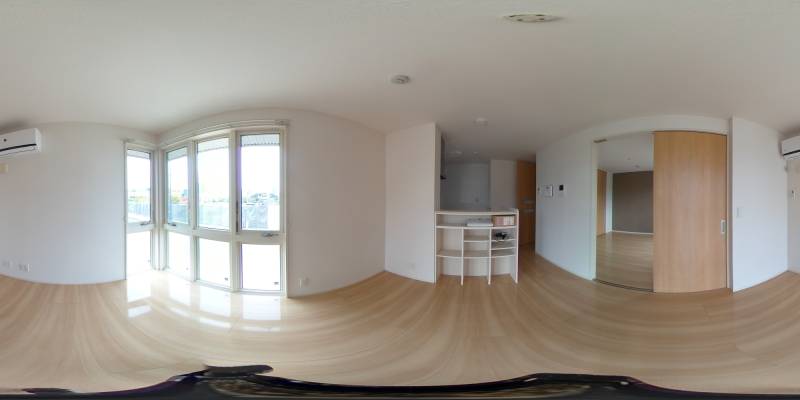 パノラマ画像リビング