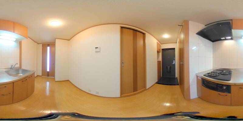 パノラマ画像キッチン