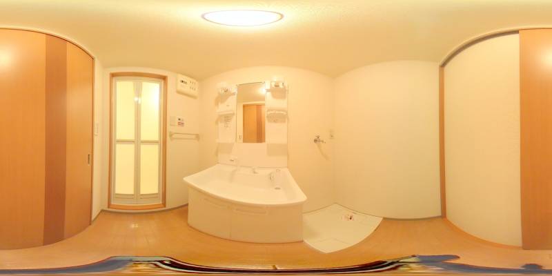 パノラマ画像洗面所