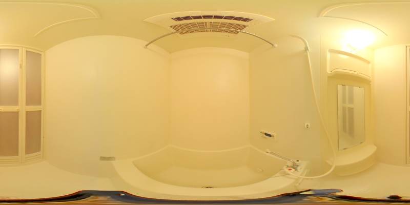 パノラマ画像バスルーム