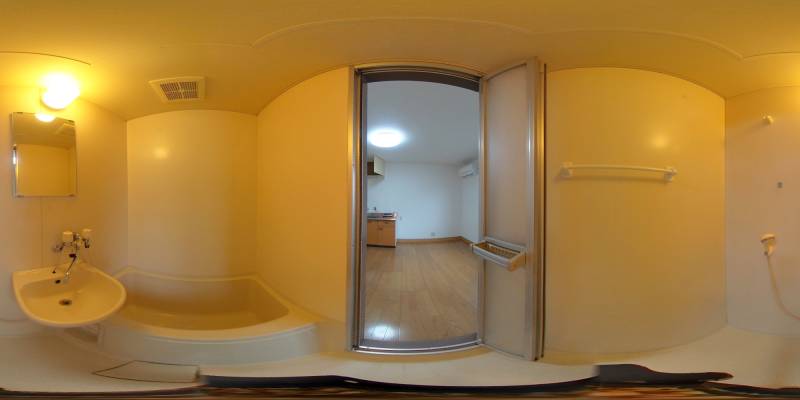 パノラマ画像バスルーム