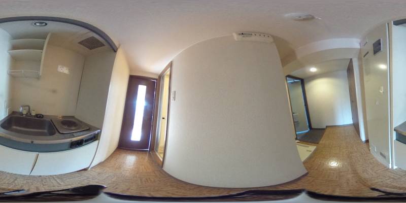 パノラマ画像キッチン