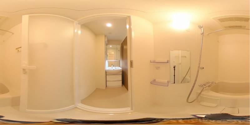 パノラマ画像バスルーム