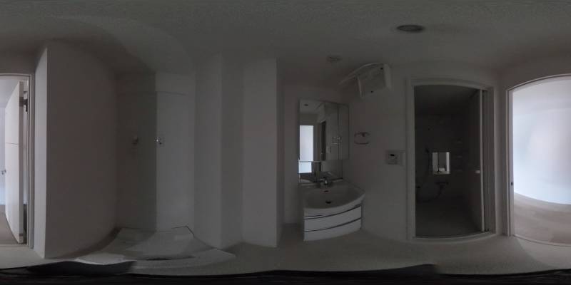 パノラマ画像洗面所