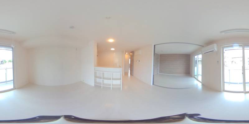 パノラマ画像リビング