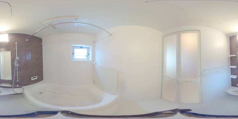 パノラマ画像バスルーム