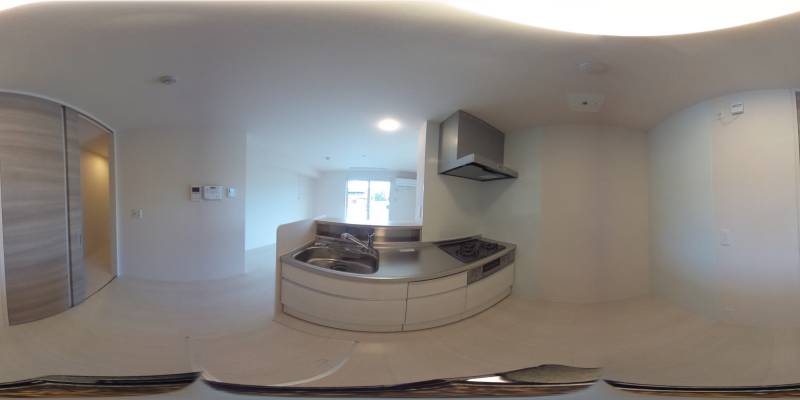 パノラマ画像キッチン