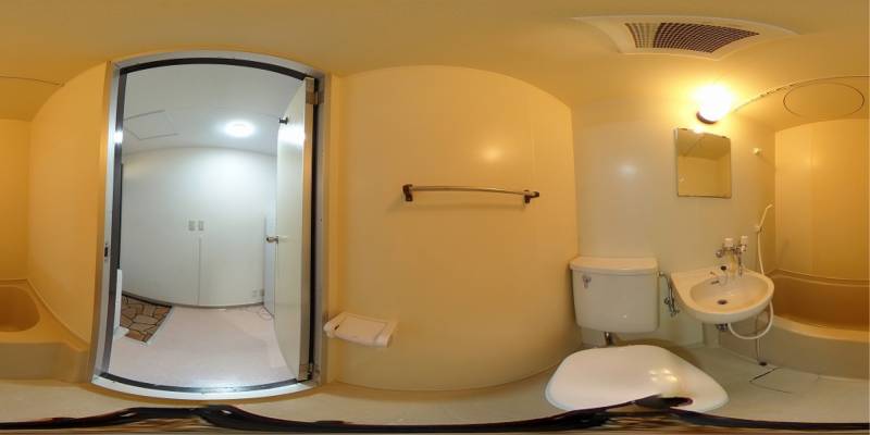 パノラマ画像バスルーム