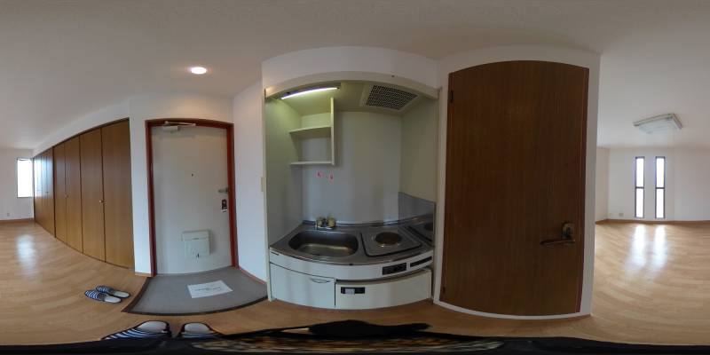 パノラマ画像キッチン