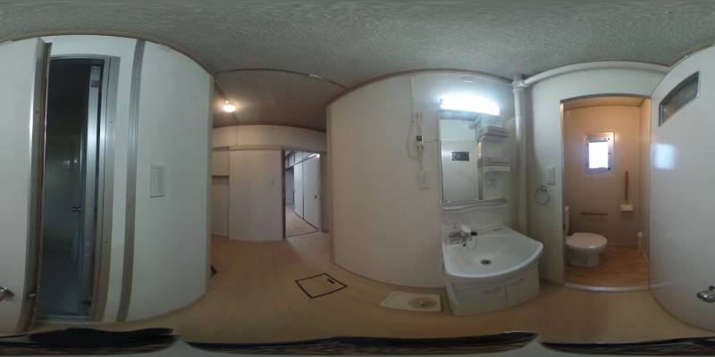 パノラマ画像洗面所