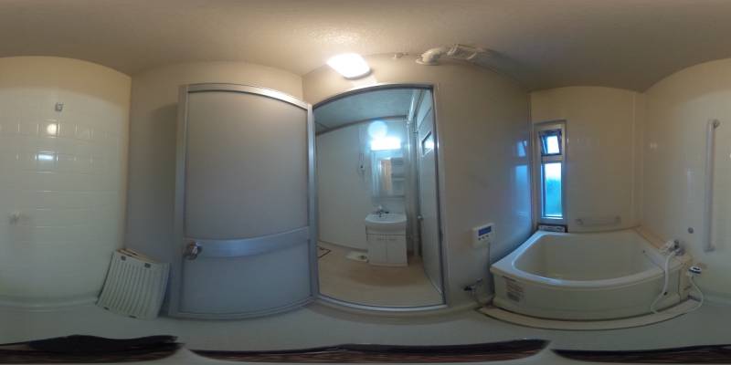 パノラマ画像バスルーム