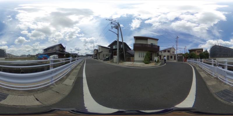 パノラマ画像駐車場
