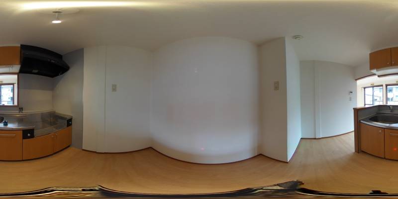 パノラマ画像キッチン