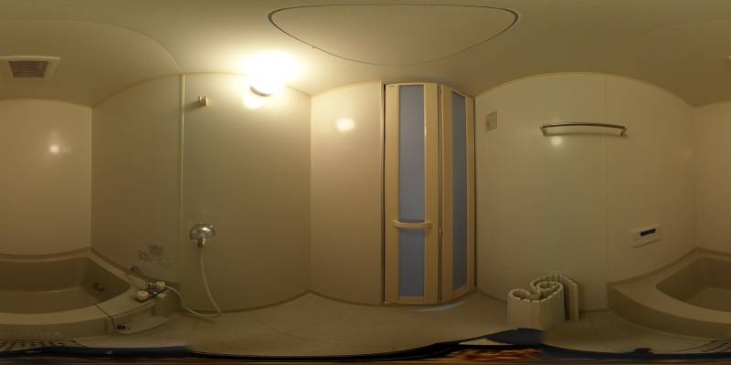 パノラマ画像バスルーム