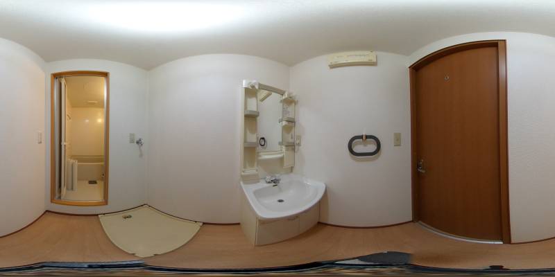 パノラマ画像洗面所