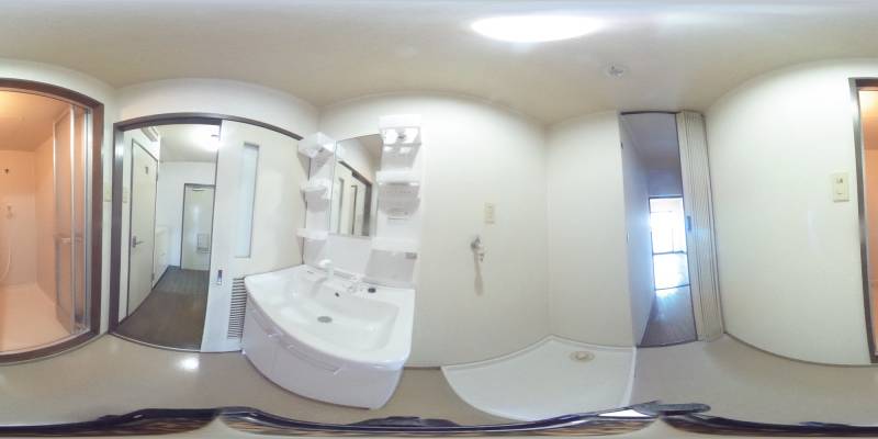 パノラマ画像洗面所