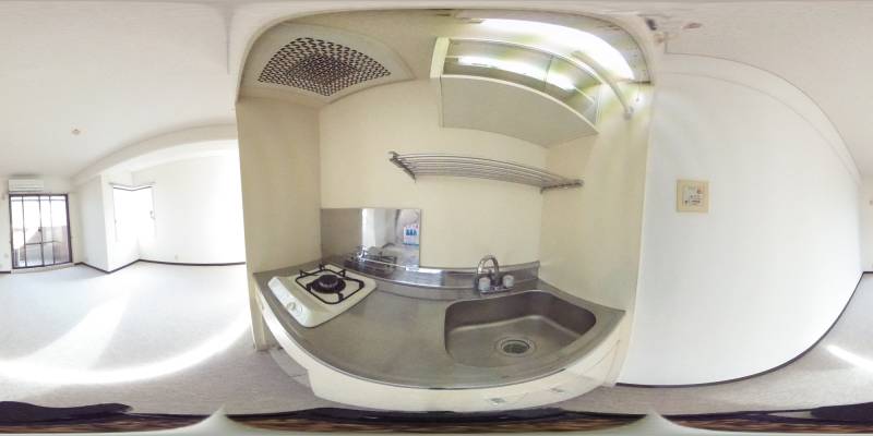 パノラマ画像キッチン