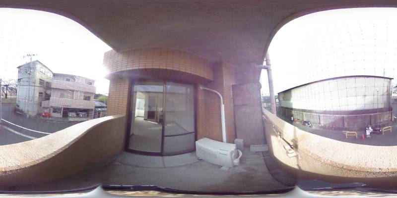 パノラマ画像バルコニー