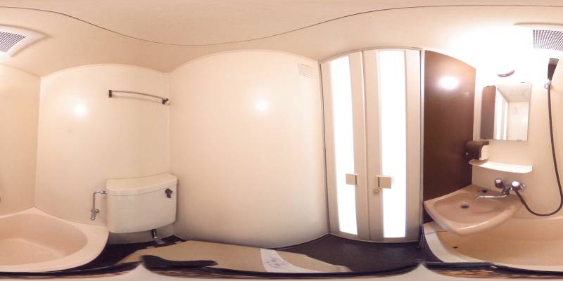 パノラマ画像バスルーム