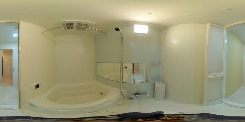 パノラマ画像バスルーム