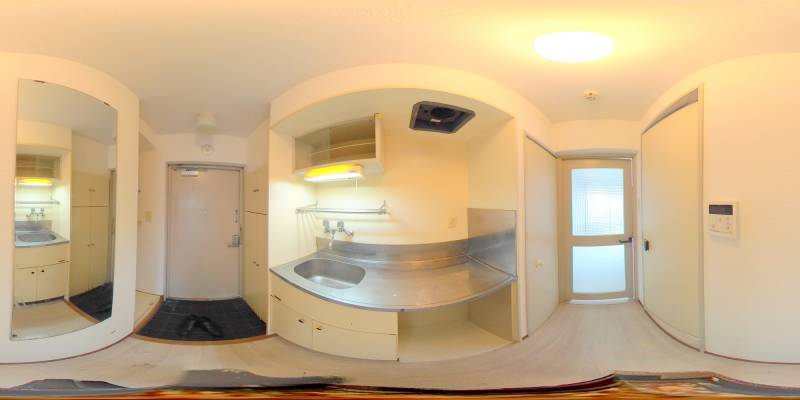 パノラマ画像キッチン