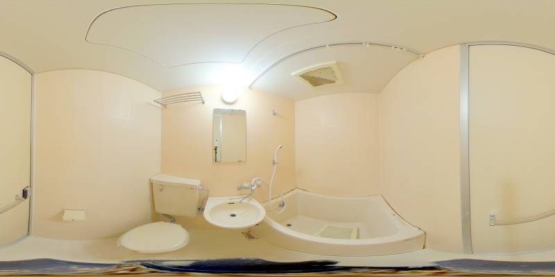 パノラマ画像バスルーム