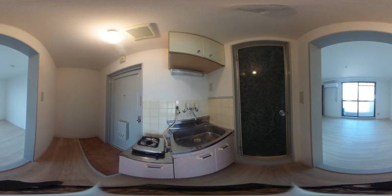 パノラマ画像キッチン