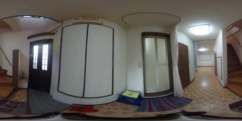 パノラマ画像玄関