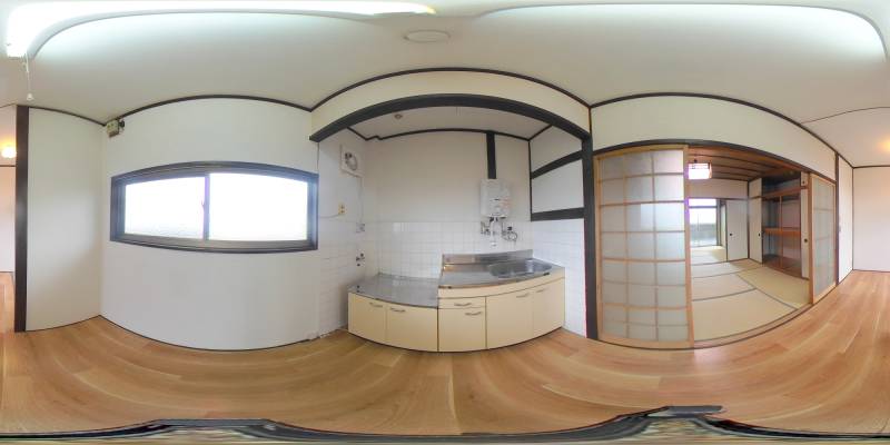 パノラマ画像キッチン