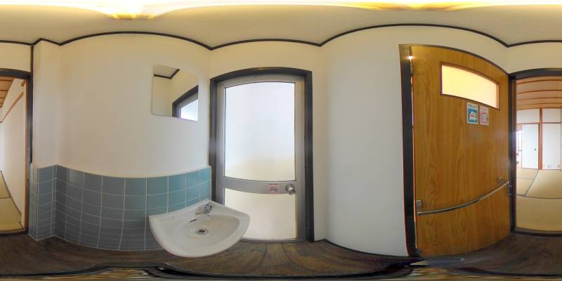 パノラマ画像洗面所