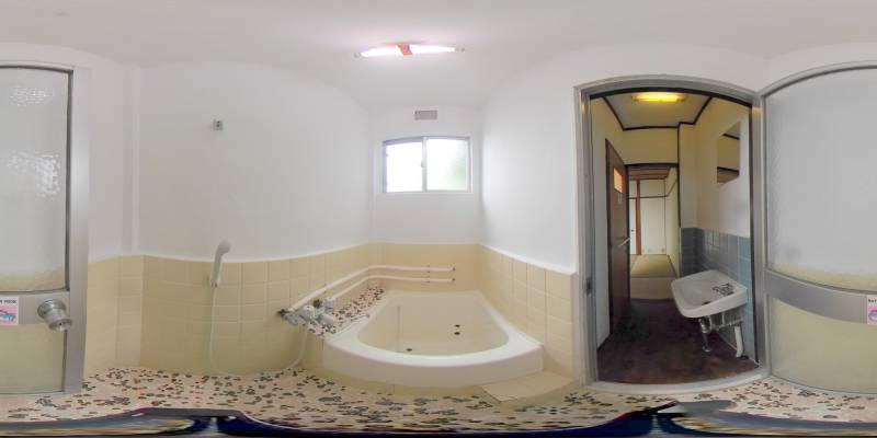 パノラマ画像バスルーム