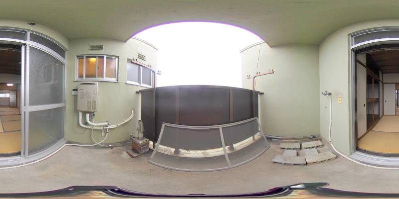 パノラマ画像バルコニー