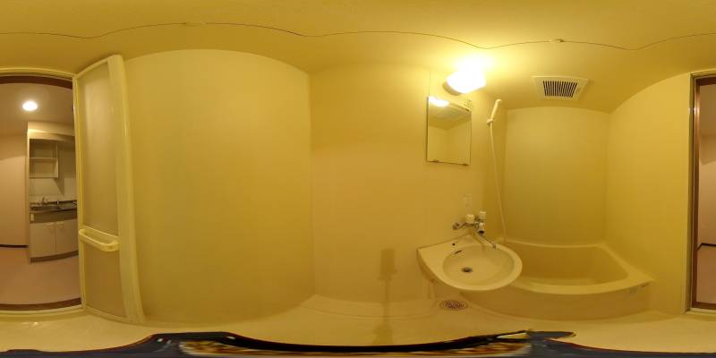 パノラマ画像洗面所