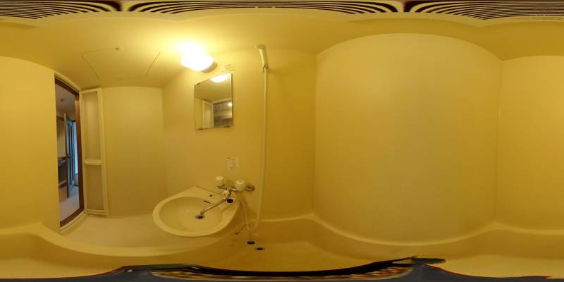 パノラマ画像バスルーム