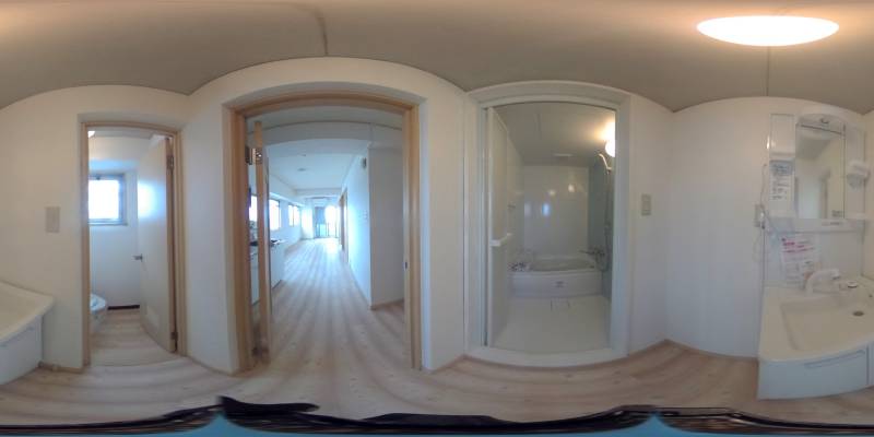 パノラマ画像洗面所