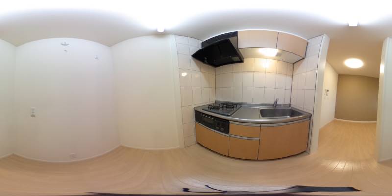 パノラマ画像キッチン