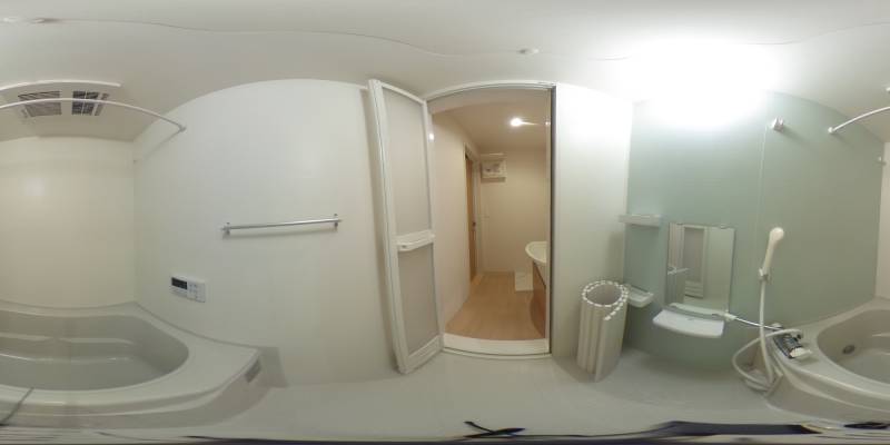 パノラマ画像バスルーム