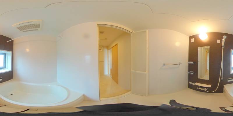 パノラマ画像バスルーム