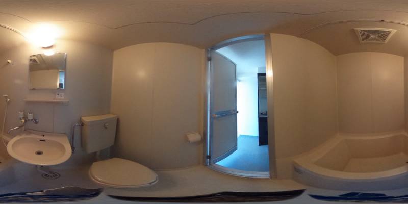 パノラマ画像バスルーム