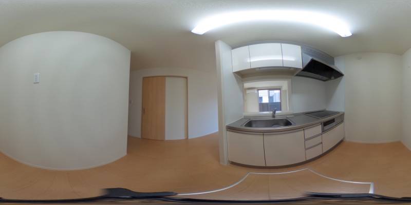 パノラマ画像キッチン