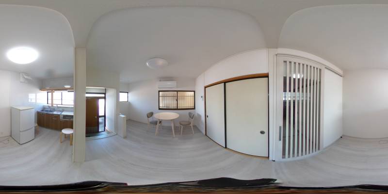 パノラマ画像リビング