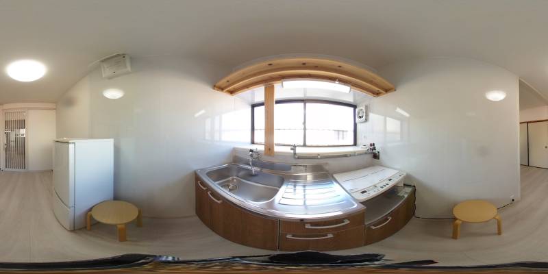 パノラマ画像キッチン