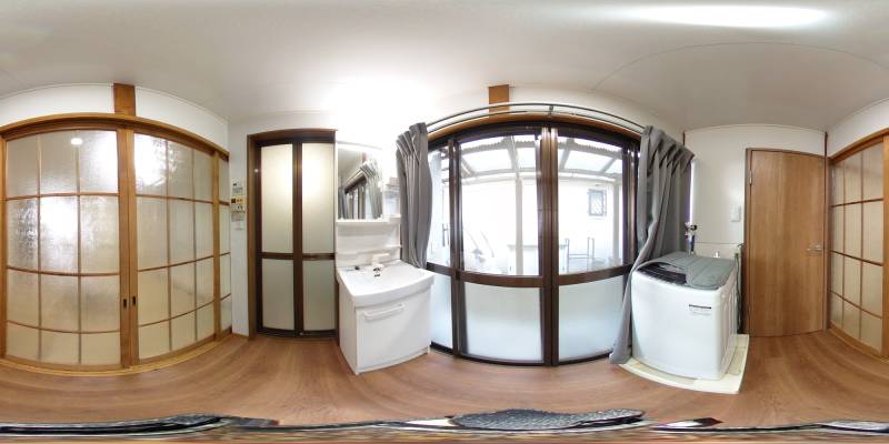 パノラマ画像洗面所