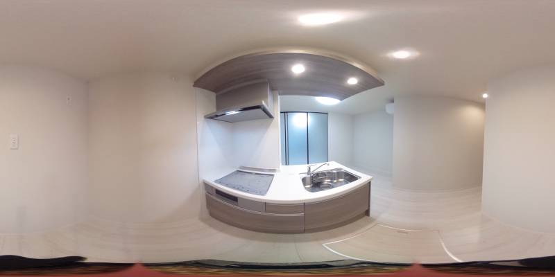 パノラマ画像キッチン