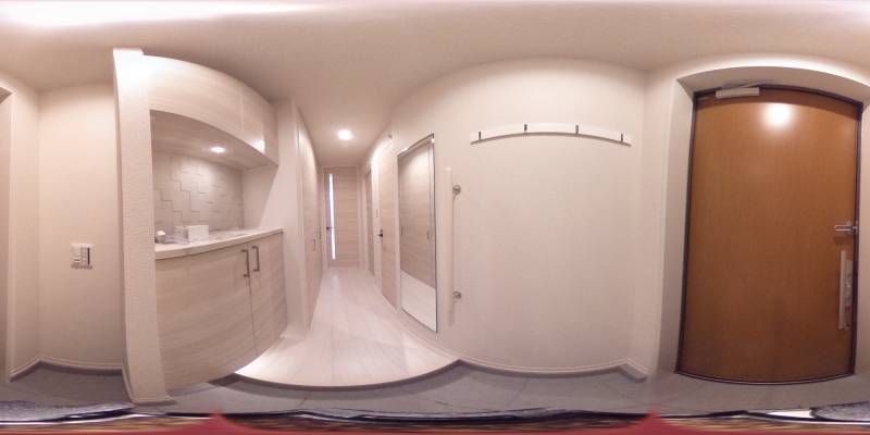 パノラマ画像玄関