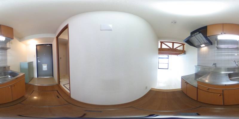 パノラマ画像キッチン